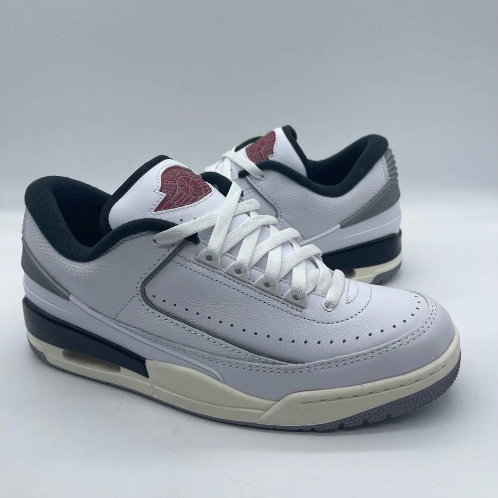 Nike Air Jordan 2/3 FD0383-148 Men's Size 10 Shoes White Black Athletic Sneakers